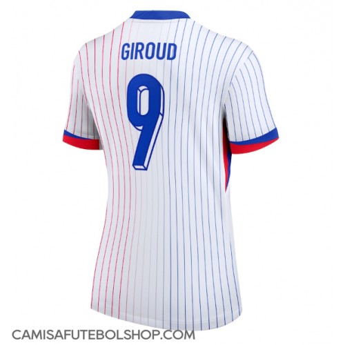 Camisa de time de futebol França Olivier Giroud #9 Replicas 2º Equipamento Feminina Europeu 2024 Manga Curta